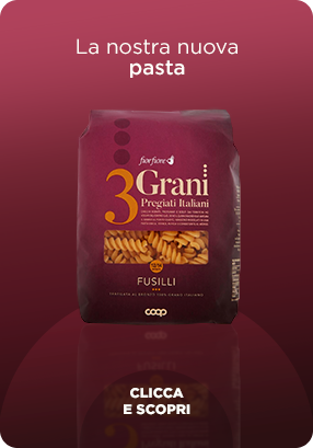 la nostra nuova pasta, fusilli 3 grani